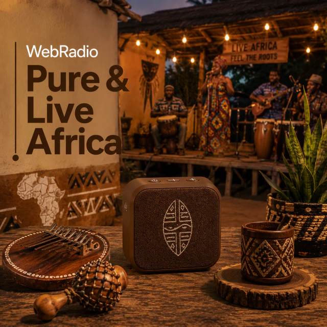 Logo de la radio Afrikana Radio - Pure & Live Africa